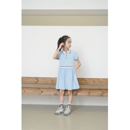 BD-MO-159  訂做純棉英倫風連體裙    設計Polo連體裙   校服設計公司    真人試穿   模特示範 BD-MO-159  訂做純棉英倫風連體裙    設計Polo連體裙   校服設計公司    真人試穿   模特示範